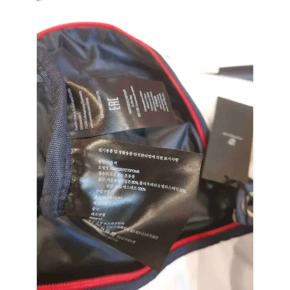 PORSCHE Travel Bag Stylish Gym Bag